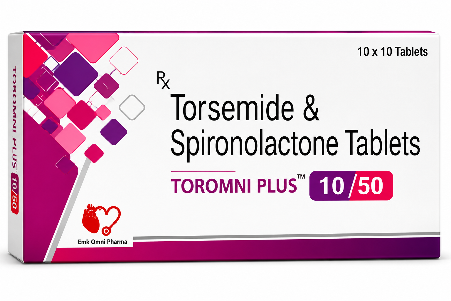 Toromni Plus — Serratiopeptidase IP 10 mg and Diclofenac Sodium IP 50 mg with excipients q | Uses, Composition, Dosage & Storage | EMK Omni Pharma